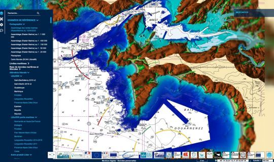 La presqu'île de Crozon vue par Litto3D