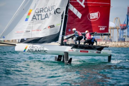 Victoire de Groupe Atlantic Sailing Team sur la 69F Cup