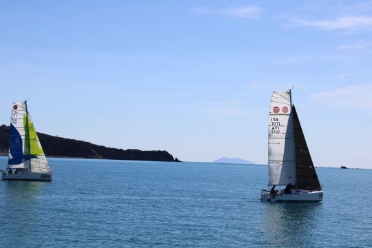 Régate de Mini en Méditerranée