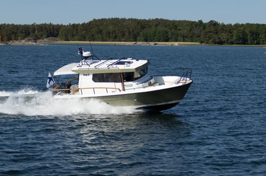 Le Targa 32 avec ses 9,82 m de long