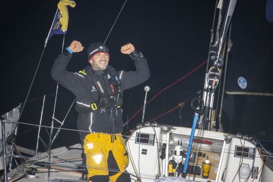 Victoire de Corentin Horeau sur la Solitaire du Figaro © Alexis Courcoux