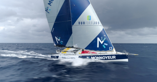 L'IMOCA Monnoyeur - Duo For a Job © LK Roquais