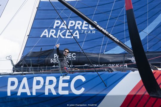 Yoann Richomme, vainqueur de The Transat CIC Â© Julien Champolion - PolaRYSE