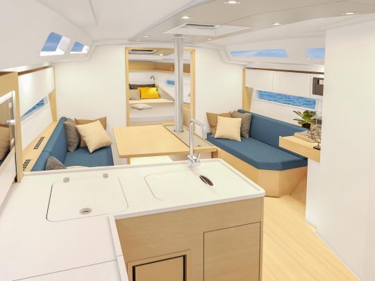 Aménagement intérieur du Hanse 360 © HanseYachts AG