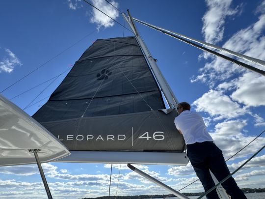 The standard set of sails is already powerful enough