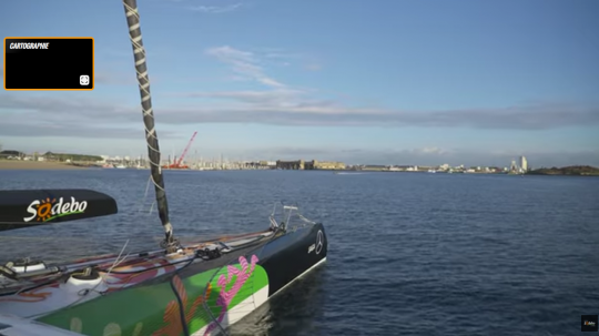 Capture d'écran d'une des caméra embarquée