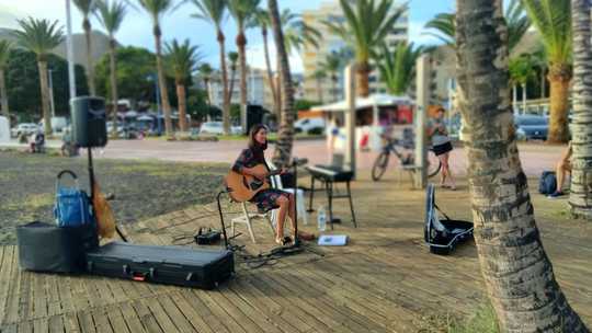Aurélia en concert  San Sébastian de la Gomera