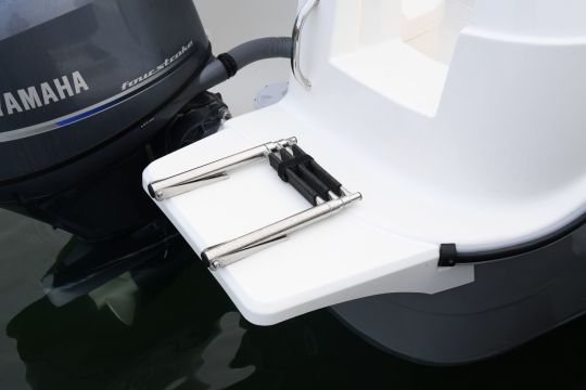 L'échelle et la plateforme sont optionnelles ©YamahaMarine
