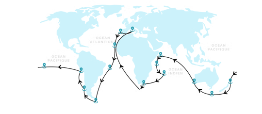 Le parcours de Sandrine et Caramel ©odysea