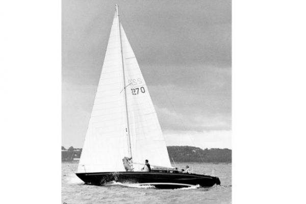TINA camino de ganar la One Ton Cup de 1966, Copenhague, Dinamarca.