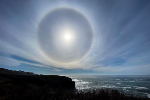 Halo alrededor del sol, buen o mal augurio?