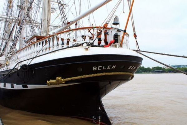 El Belem, de buque mercante a yate de lujo