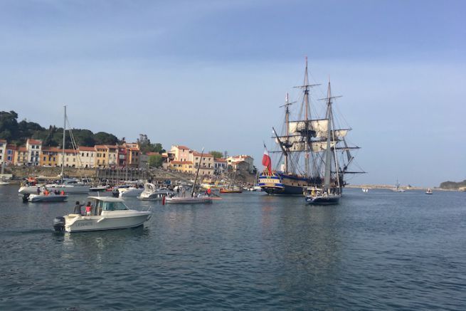 Una escala de ensueo en Port-Vendres para el Hermione y sus visitantes