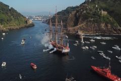 El Hermione llega a Pasaia