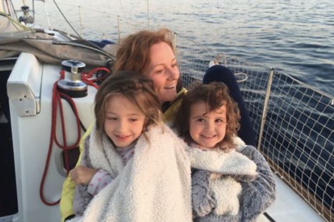Melanie, Lou y Lisa de Sailing Kalispera