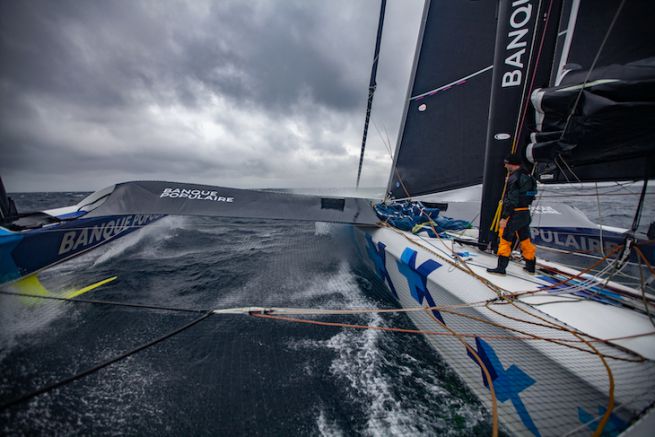 Armel le Clac'h y la Maxi Banque Populaire IX