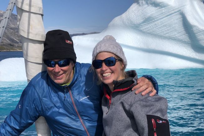 Christian Dumard y su hija Clara