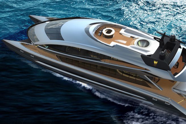 Royal Falcon One, una nave naval de Porsche