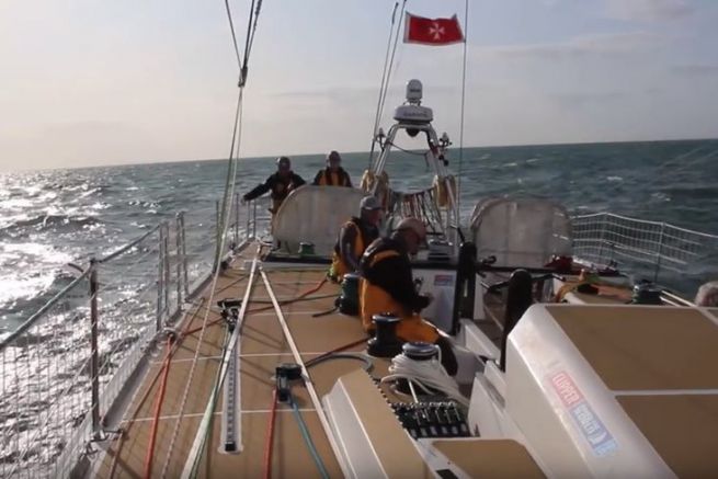 ltimos momentos en tierra antes de la salida de la Vuelta al Mundo Clipper 2019