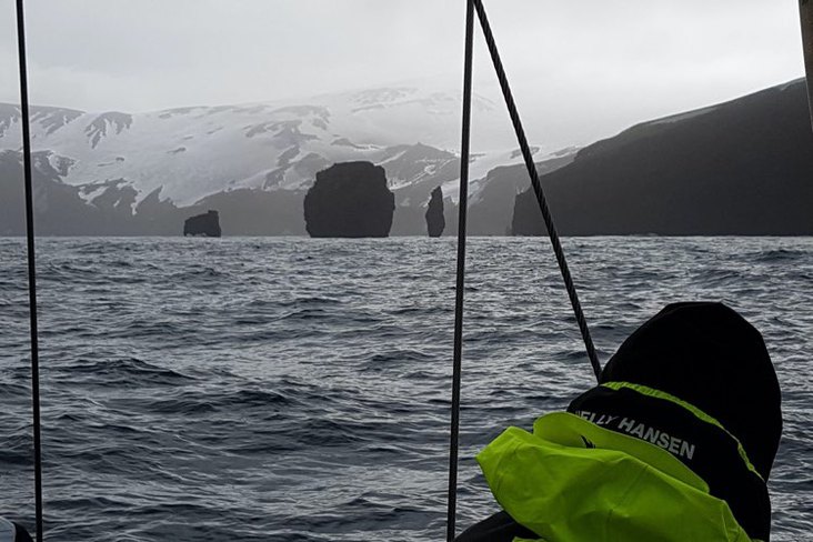 Aventuras y desventuras en la Antrtida, por fin el hielo!