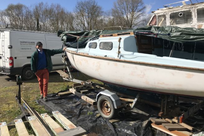 La voile bleue est renovando un Edel 2 con personas con dificultades sociales o psquicas