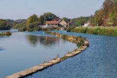 Canal del Rdano al Rin: donde el canal juega al escondite con el Doubs