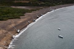 Barcos en tierra en Crcega tras la tormenta del 18 de agosto de 2022