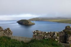 Anclaje cerca de Uig en la Isla de Skye, Escocia