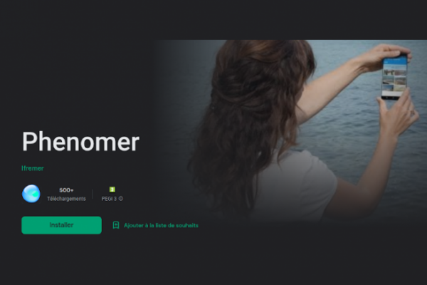 Phenomer: una aplicacin participativa cuando el mar estalla