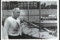 Marcel Bardiaux y su velero INOX