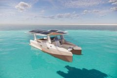 Millikan Boats M9, un catamarn 100% francs que navega con energa solar