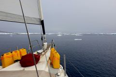 Arthur en la aproximacin a la barrera de hielo de Groenlandia