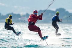 Kitefoil y Windfoil: los primeros ganadores de la Semana Olmpica de Francia 2024
