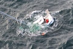 Este velero de 7 metros fue probablemente hundido
