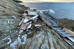 Los restos de este viejo yate hab�an destruido cerca de 200 m� de posidonia