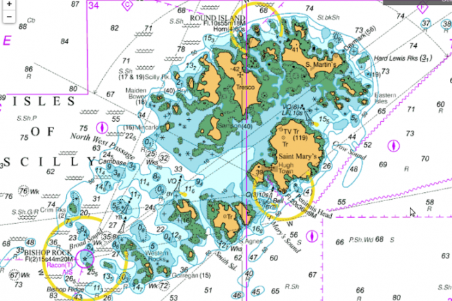 El archipilago de las Scilly