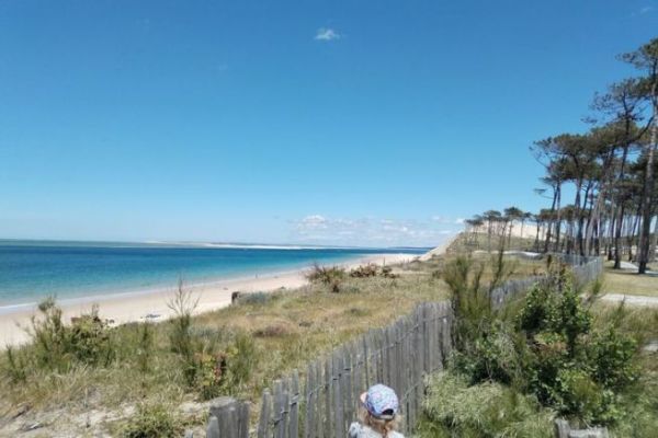 Playa de Petit Nice, frente al Banc d'Arguin