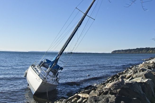 El informe martimo tiene su lugar en el caso de un buque encallado