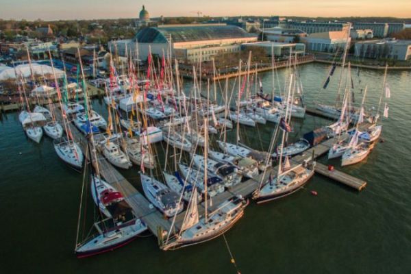 La exposición de veleros de Annapolis es la mayor de Estados Unidos.