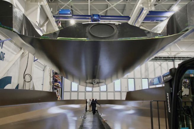 Construccin del nuevo IMOCA de Maxime Sorel
